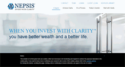 Desktop Screenshot of investwithclarity.com